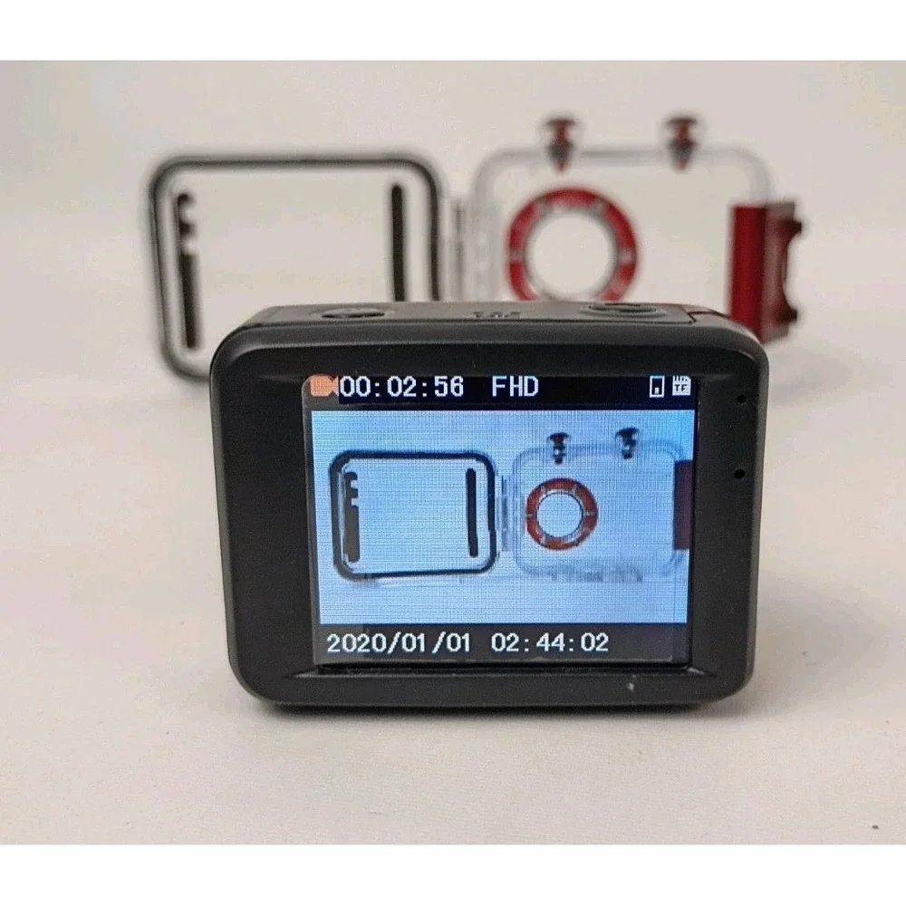 Vivitar DVR 786HD Action Camera DVR 786HD + 512 MB Card and Clear Action Case